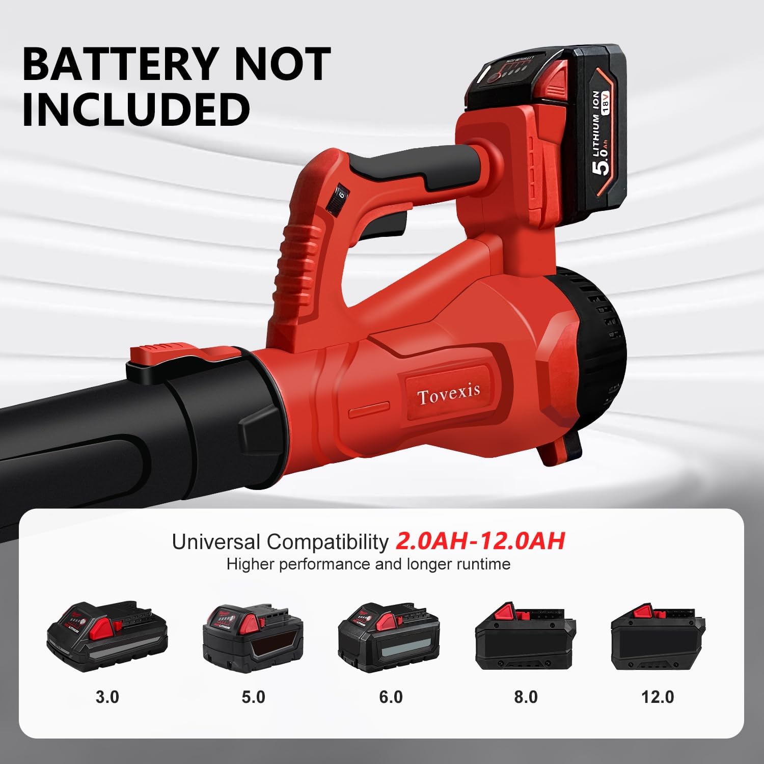 Milwaukee M18 Cordless Leaf Blower 580CFM 6-Speed Brushless Tool 2 Milwaukee M18 Cordless Leaf Blower 580CFM 6-Speed Brushless Tool - Image 2