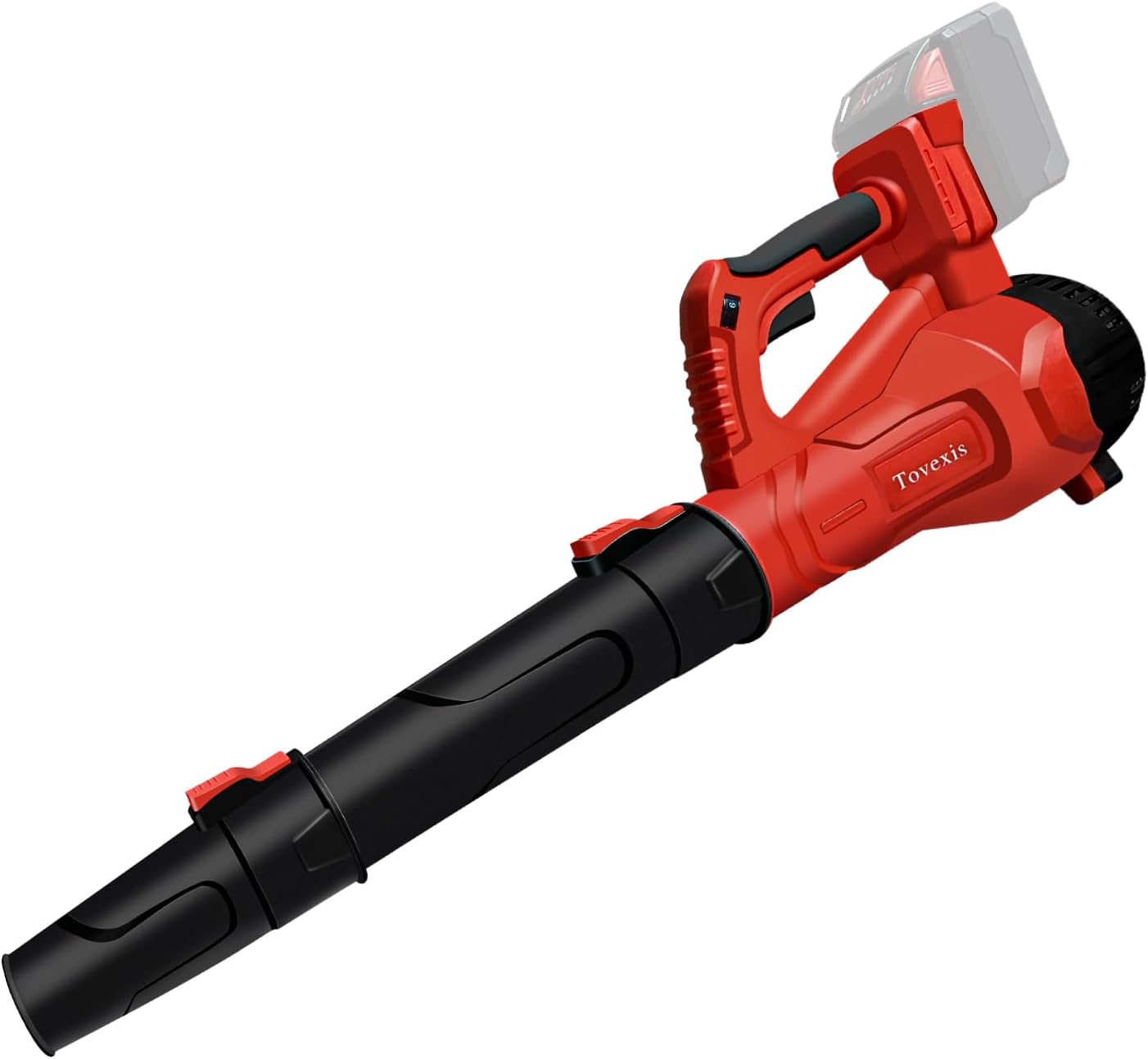Milwaukee M18 Cordless Leaf Blower 580CFM 6-Speed Brushless Tool 1 Leaf Blower Cordless for Milwaukee M18 Battery(No Battery) - 580CFM & 6 Speed Levels, Electric Brushless Cordless Handheld Blower for Town Care, Patio, Blowing Leaves and Snow (Black & Red)