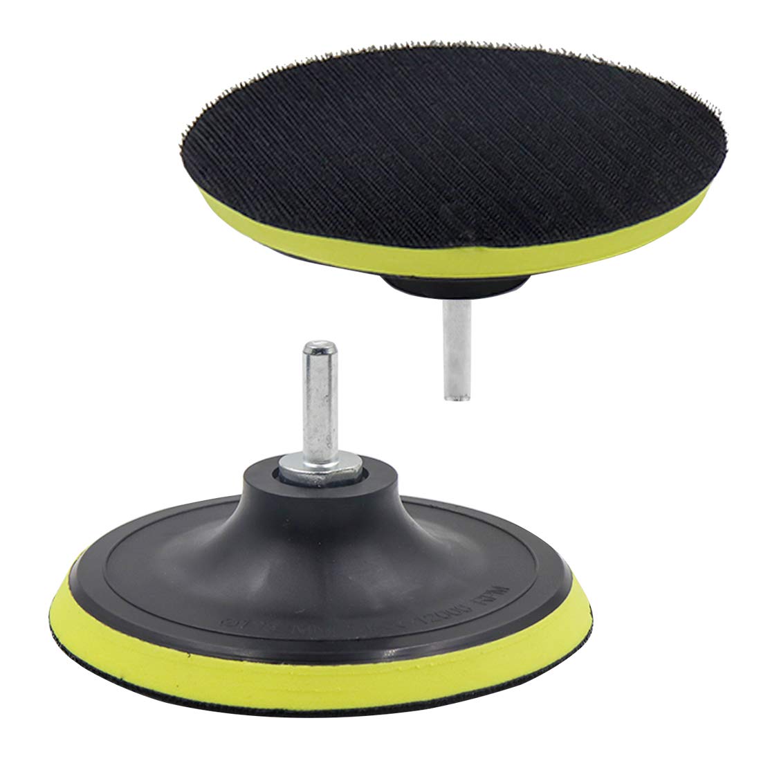 Luomorgo 5" Sander Backing Pad M10 Hook Loop 2pk Orbital Polisher 1 Luomorgo 5 inch Hook & Loop Backing Pad Orbital Sander Polisher Sanding Pad w M10 Drill Adapter 2pcs
