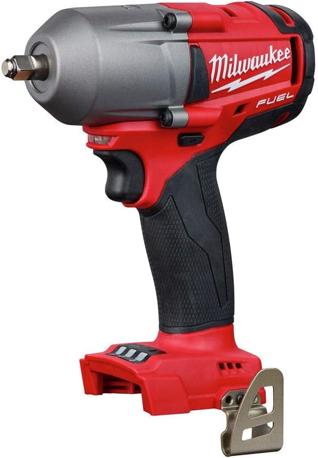 Milwaukee M18 FUEL 3/8" Brushless Impact Wrench Tool Only 2852-20 1 Milwaukee 2852-20 M18 Fuel 18-Volt Lithium-Ion Brushless Cordless Mid Torque 3/8 in. Impact Wrench with Friction Ring (Tool-Only)