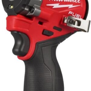 Milwaukee M12 FIW38-0 4933464612 Impact Wrench, 12V Li-Ion, 3/8, Square – M12FIW38-0, 12 V, Black/Red