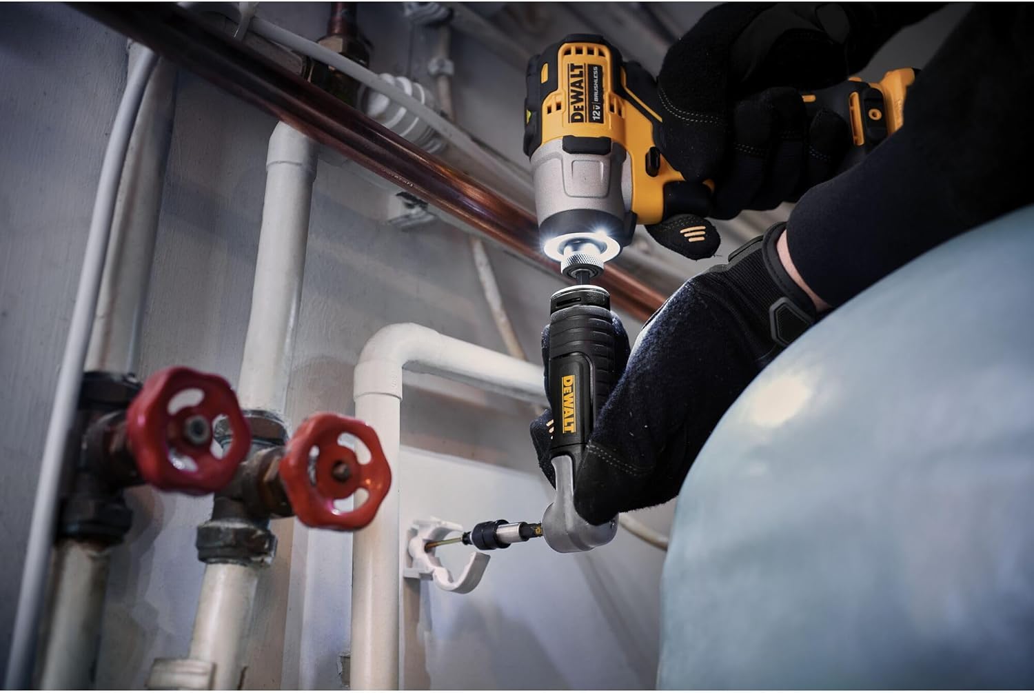 DEWALT 90 Degree Right Angle Drill Attachment 12in Flexible Shaft 8 DEWALT 90 Degree Right Angle Drill Attachment 12in Flexible Shaft - Image 8