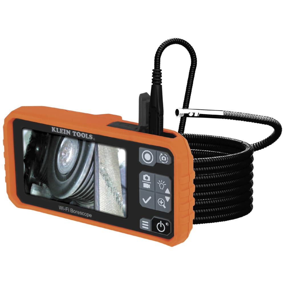 Klein Tools WiFi Borescope Dual Camera 9.8ft Waterproof Inspection Snake 13 Klein Tools WiFi Borescope Dual Camera 9.8ft Waterproof Inspection Snake - Image 13