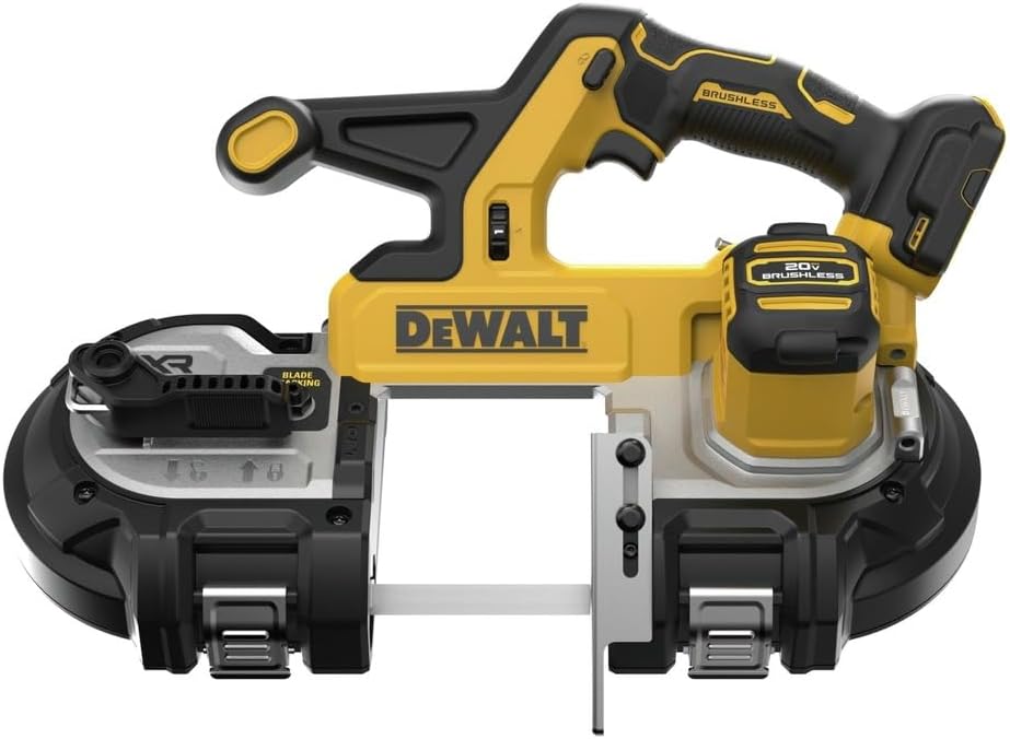 DEWALT 20V MAX XR Cordless Bandsaw 3-3/8 Inch Brushless Bare Tool 1 dewalt 20v max xr cordless bandfile power tool belt sander