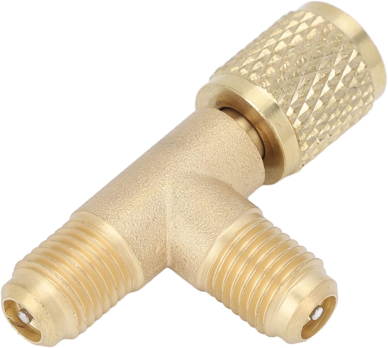 HVAC AC Vacuum Pump Quick Coupler 1/4" Tee Adapter Low Loss Fitting 5 HVAC AC Vacuum Pump Quick Coupler 1/4" Tee Adapter Low Loss Fitting - Image 5