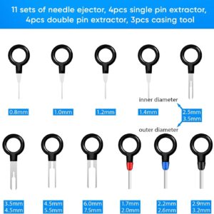 82PC Terminal Pin Removal Tool Kit for Automotive Wire Connectors