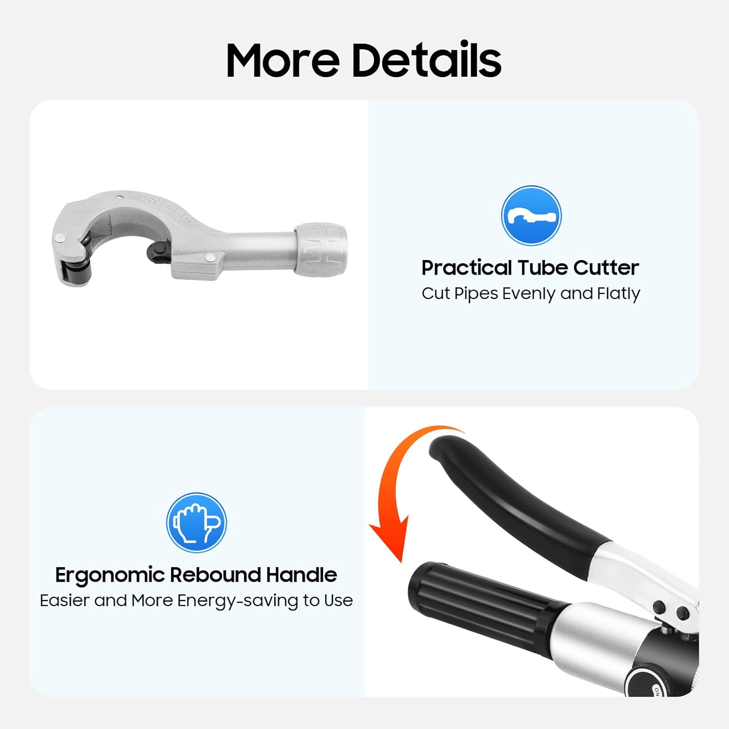 HVAC Hydraulic Tube Expander Kit 3/8-1-1/8 Copper Swaging Tool 6 HVAC Hydraulic Tube Expander Kit 3/8-1-1/8 Copper Swaging Tool - Image 6