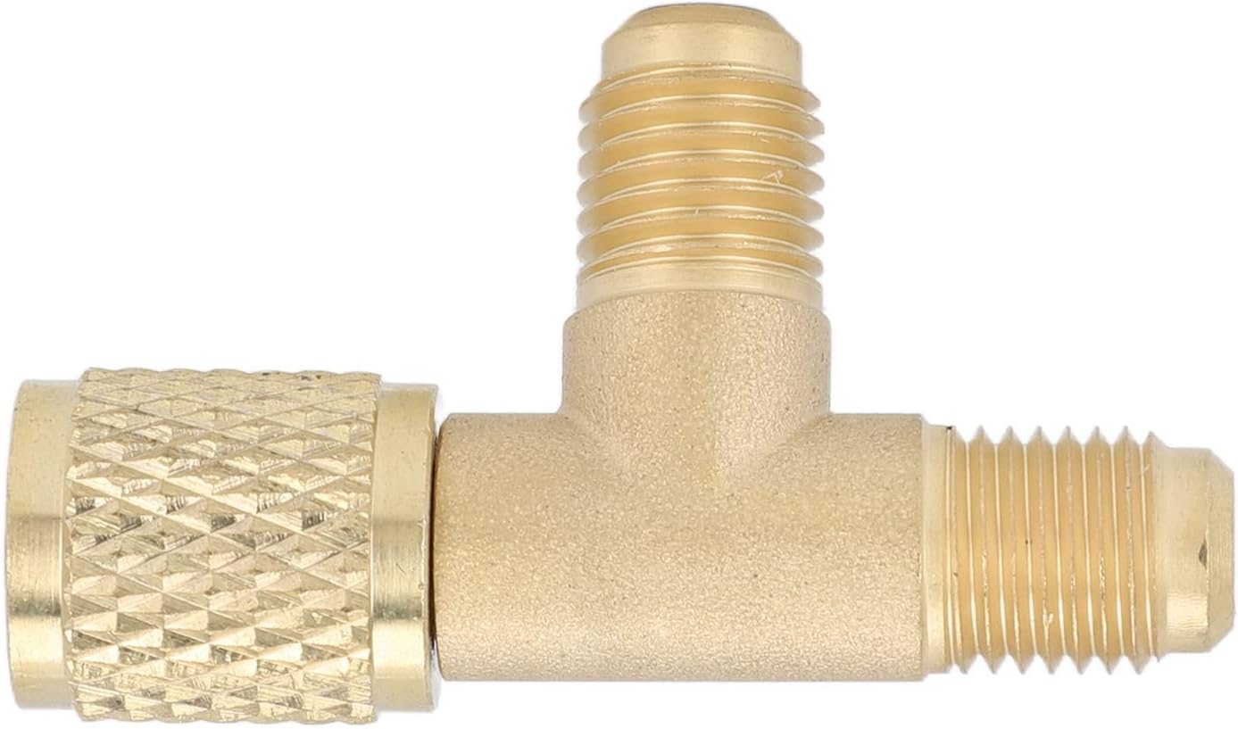 HVAC AC Vacuum Pump Quick Coupler 1/4" Tee Adapter Low Loss Fitting 6 HVAC AC Vacuum Pump Quick Coupler 1/4" Tee Adapter Low Loss Fitting - Image 6
