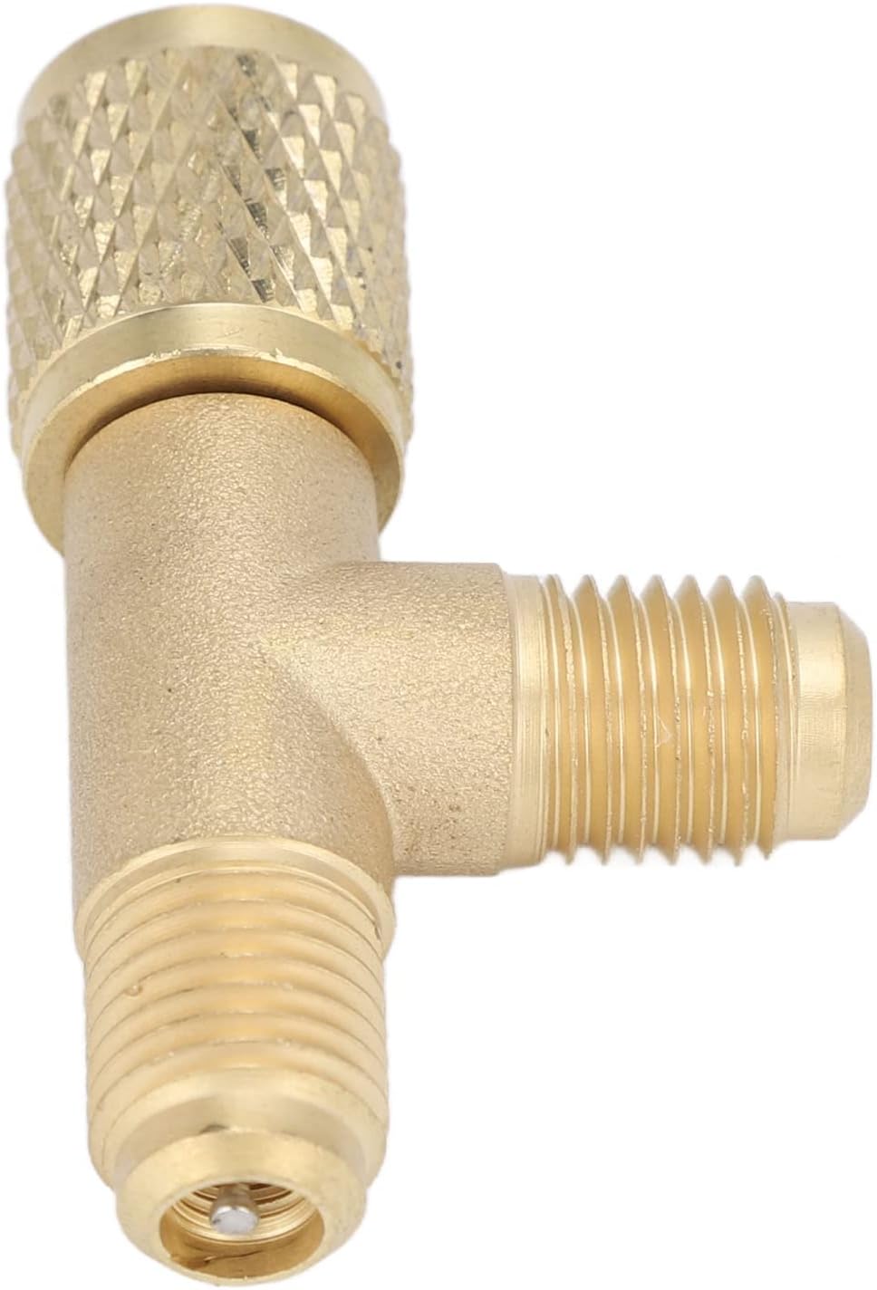 HVAC AC Vacuum Pump Quick Coupler 1/4" Tee Adapter Low Loss Fitting 2 HVAC AC Vacuum Pump Quick Coupler 1/4" Tee Adapter Low Loss Fitting - Image 2