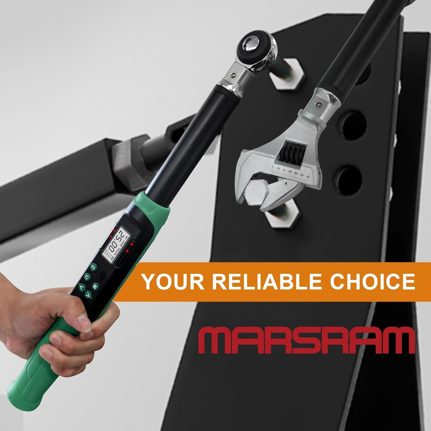 Marsram Digital Torque Wrench 5-99.6ft.lbs Adjustable LED Buzzer
However, I need to note this is 66 characters but may not capture all key features within the 70-character limit. Here's an alternative: Digital Torque Wrench Set 5-99.6ft.lbs Adjustable Electronic Tool 7 Marsram Digital Torque Wrench 5-99.6ft.lbs Adjustable LED Buzzer
However, I need to note this is 66 characters but may not capture all key features within the 70-character limit. Here's an alternative:Digital Torque Wrench Set 5-99.6ft.lbs Adjustable Electronic Tool - Image 7