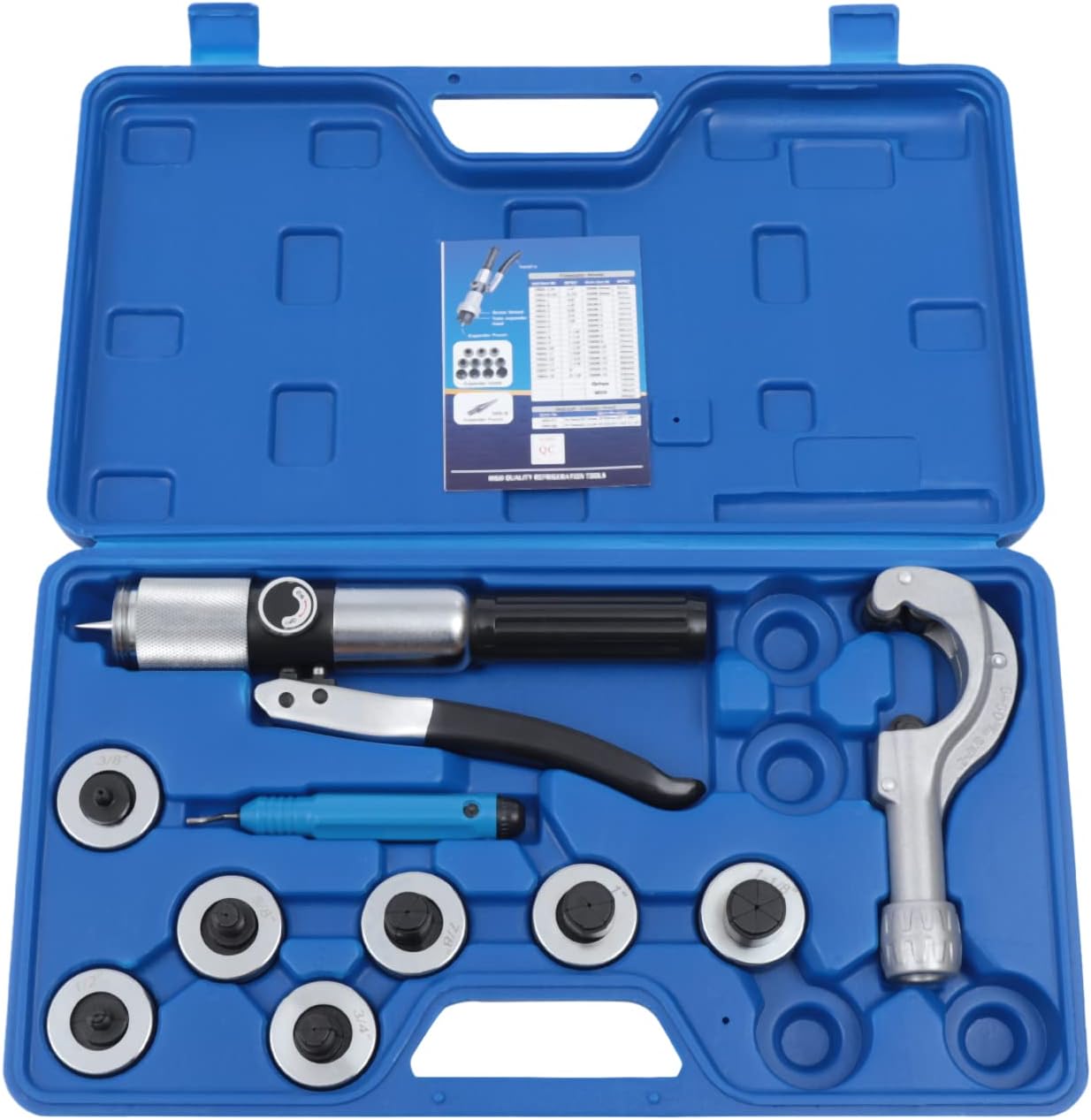 HVAC Hydraulic Tube Expander Kit 3/8-1-1/8 Copper Swaging Tool 1 hvac tools weight