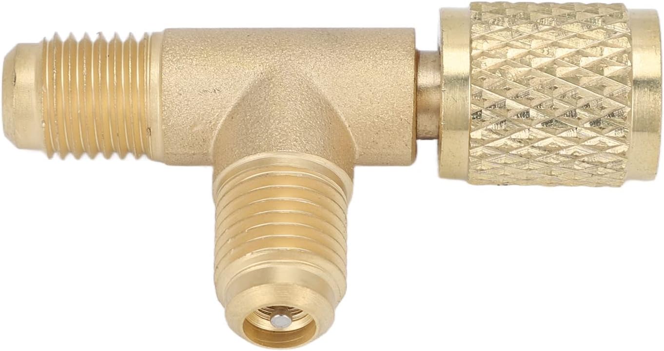 HVAC AC Vacuum Pump Quick Coupler 1/4" Tee Adapter Low Loss Fitting 3 HVAC AC Vacuum Pump Quick Coupler 1/4" Tee Adapter Low Loss Fitting - Image 3