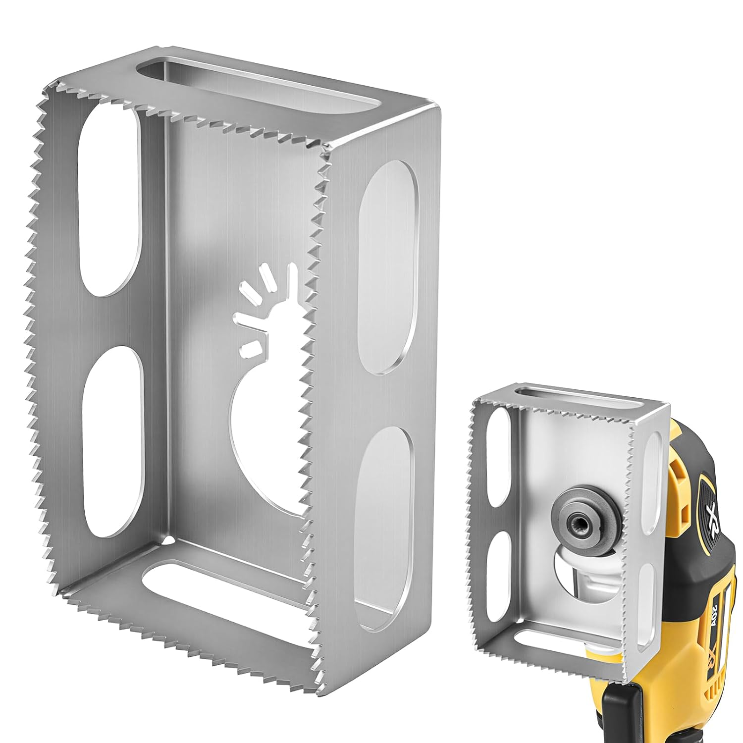 Square Slot Cutter for Dewalt 20V Milwaukee M18 Drywall Outlet Box 1 sander tool square