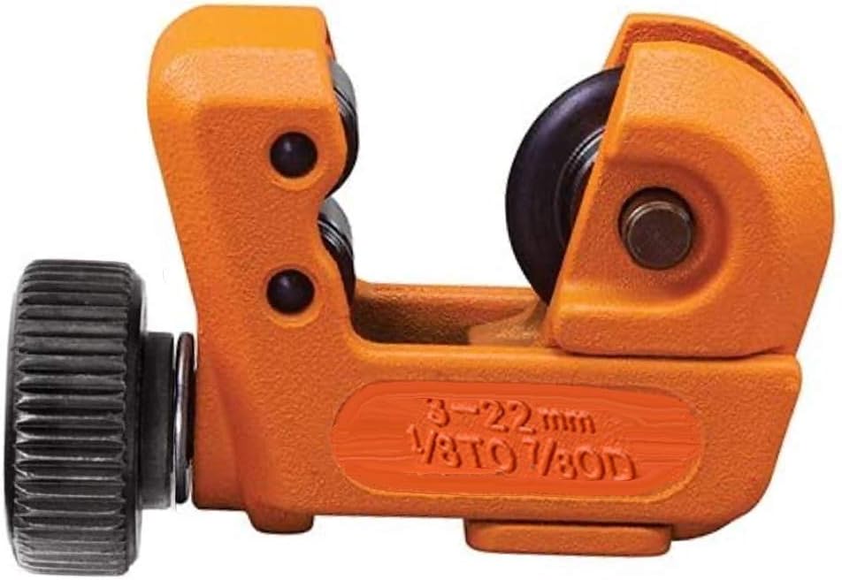 Edward Tools Mini Pipe Cutter 1/8-7/8 Copper Aluminum PVC Steel Blade 1 hvac tools tubing cutter