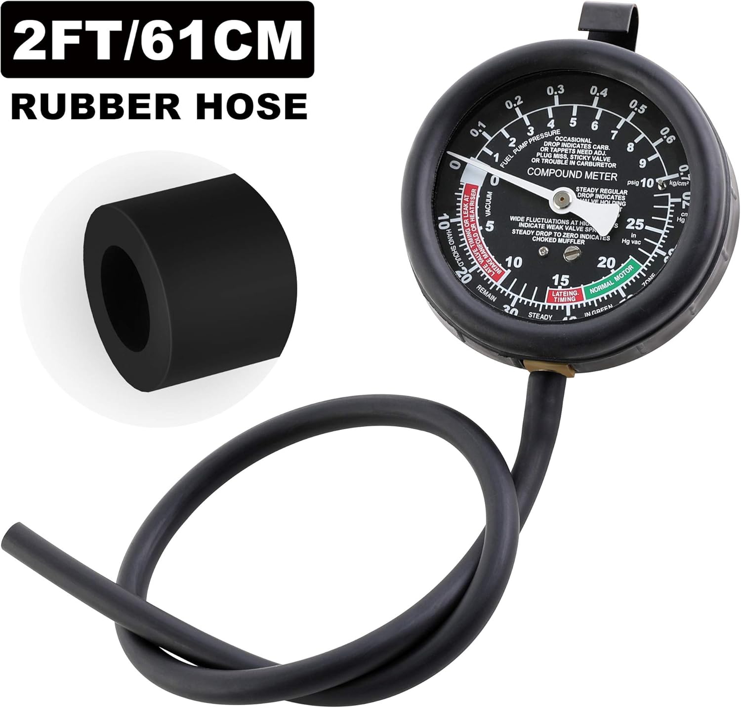 Fuel Pump Vacuum Tester Gauge Carburetor Pressure Diagnostic Kit 4 Fuel Pump Vacuum Tester Gauge Carburetor Pressure Diagnostic Kit - Image 4