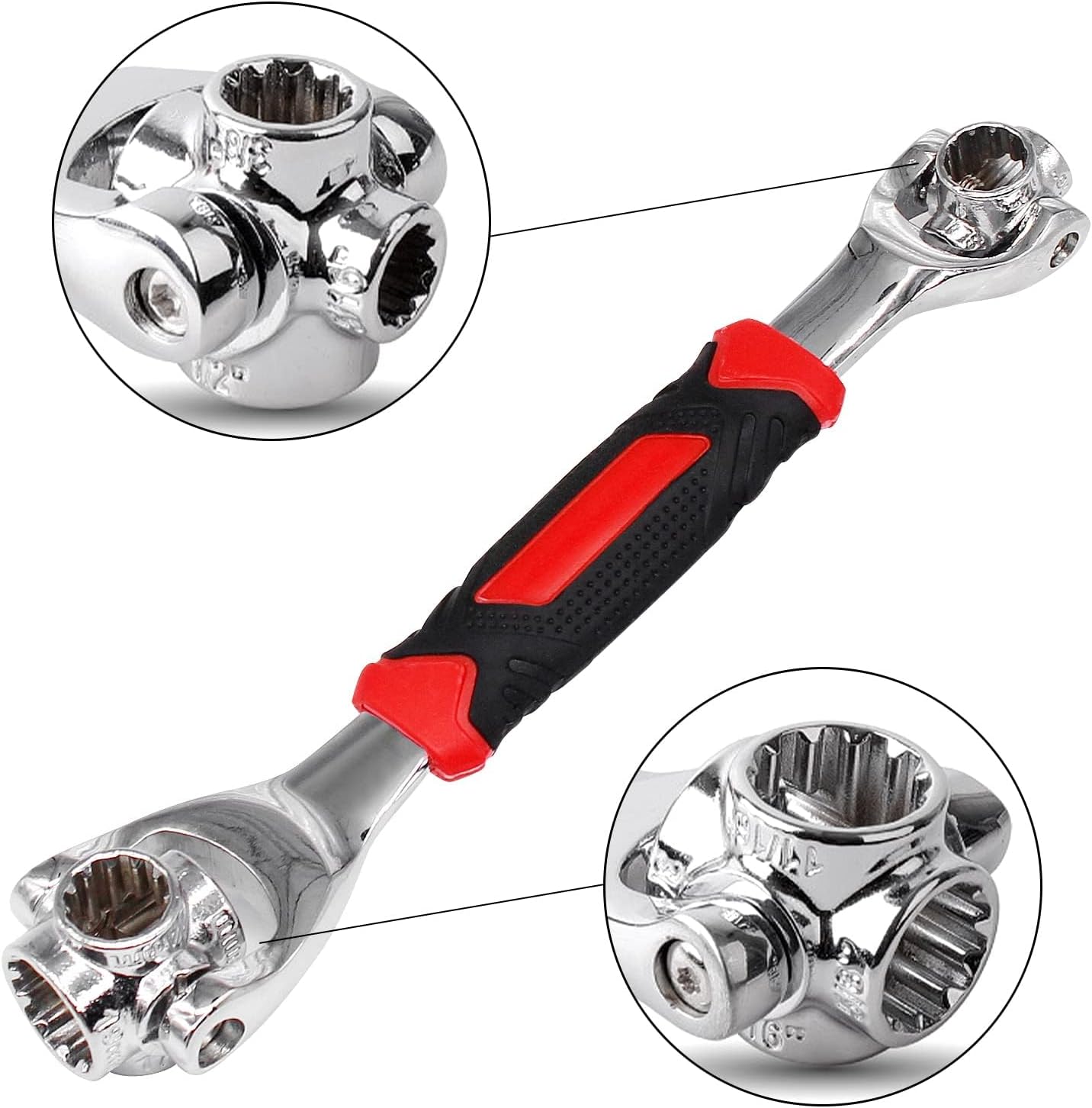 CHIQI 52-in-1 Universal Socket Wrench Set 360° Rotating Multi-Tool 3 CHIQI 52-in-1 Universal Socket Wrench Set 360° Rotating Multi-Tool - Image 3