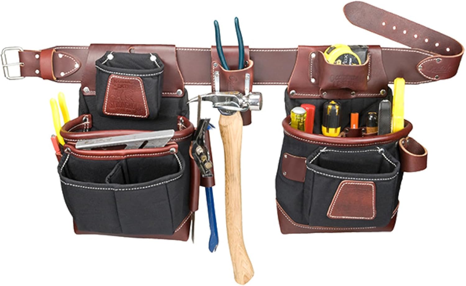 Occidental Leather FatLip Tool Bag XX-Large 25 Pocket USA Made 1 Occidental Leather FatLip Tool Bag Set - XX-Large - 25 Pockets & Tool Holders - Made in USA