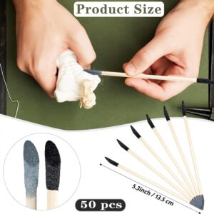 50PC Sanding Sticks 120/280 Grit for Models Wood Detail Work