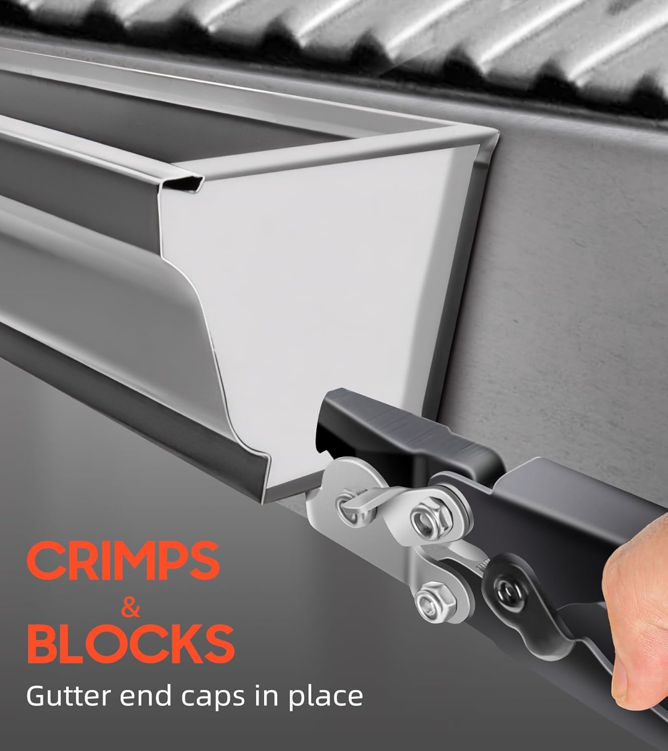 Gutter Crimping Tool Heavy Duty Snap Lock Punch for Metal Siding 3 Gutter Crimping Tool Heavy Duty Snap Lock Punch for Metal Siding - Image 3