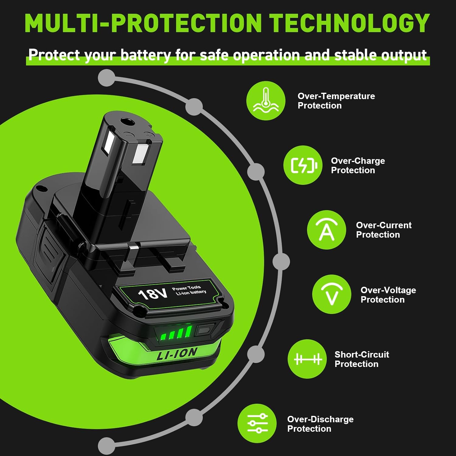 BATTOOL 4.0Ah Lithium Replacement Batteries: A Reliable Choice! 6 BATTOOL 4.0Ah Lithium Replacement Batteries: A Reliable Choice! - Image 6