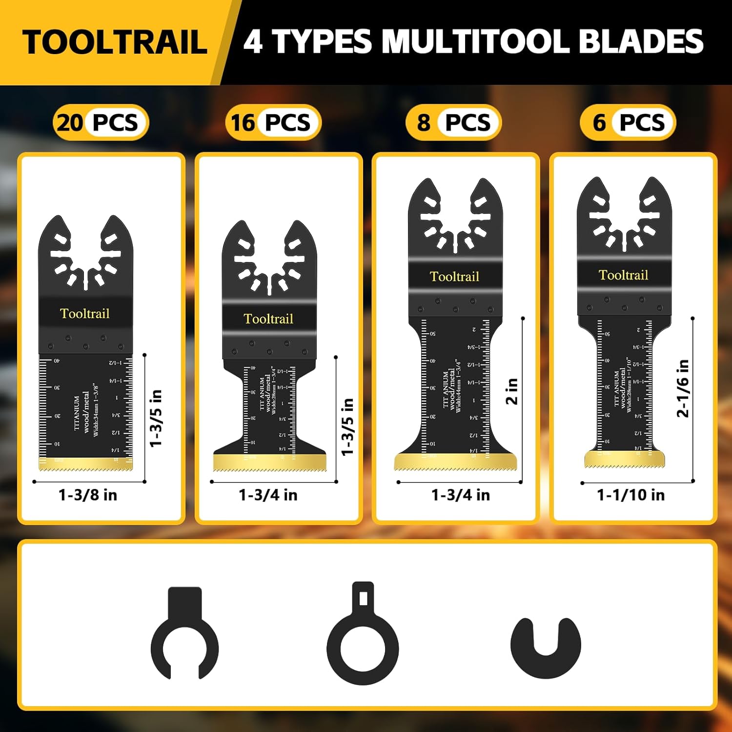 Comprehensive Review: 50 PCS Oscillating Tool Blades Kit 2 Comprehensive Review: 50 PCS Oscillating Tool Blades Kit - Image 2