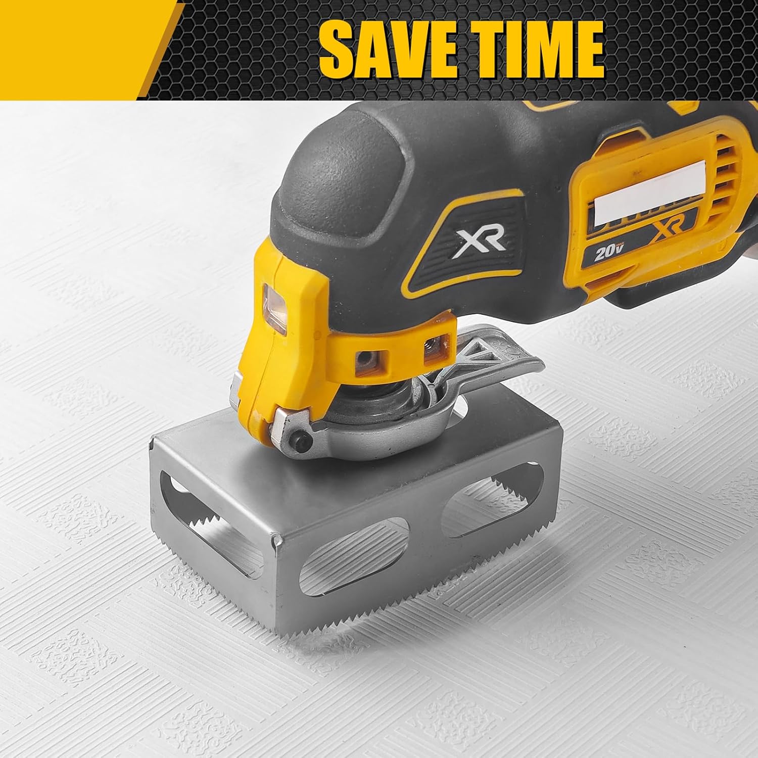 Square Slot Cutter for Dewalt 20V Milwaukee M18 Drywall Outlet Box 4 Square Slot Cutter for Dewalt 20V Milwaukee M18 Drywall Outlet Box - Image 4