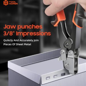 Gutter Crimping Tool Heavy Duty Snap Lock Punch for Metal Siding