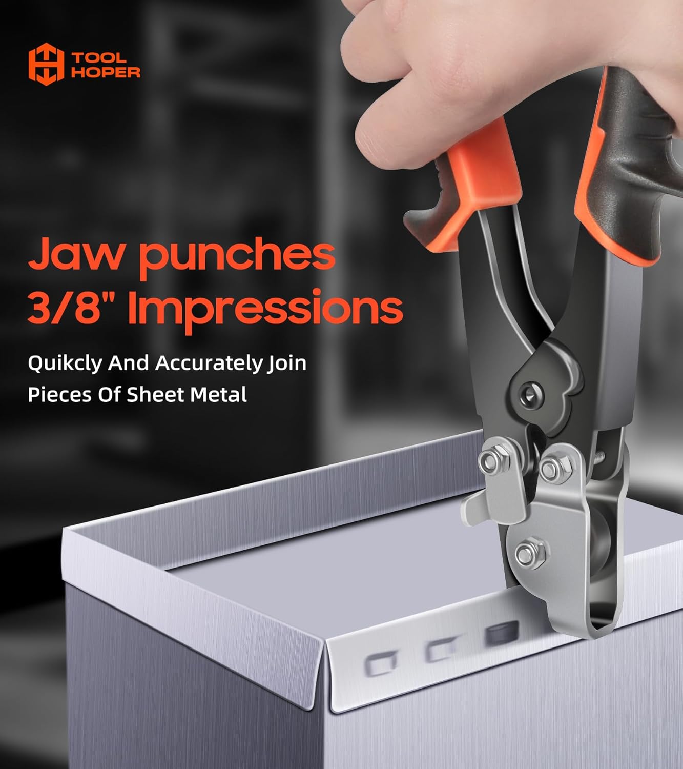 Gutter Crimping Tool Heavy Duty Snap Lock Punch for Metal Siding 2 Gutter Crimping Tool Heavy Duty Snap Lock Punch for Metal Siding - Image 2