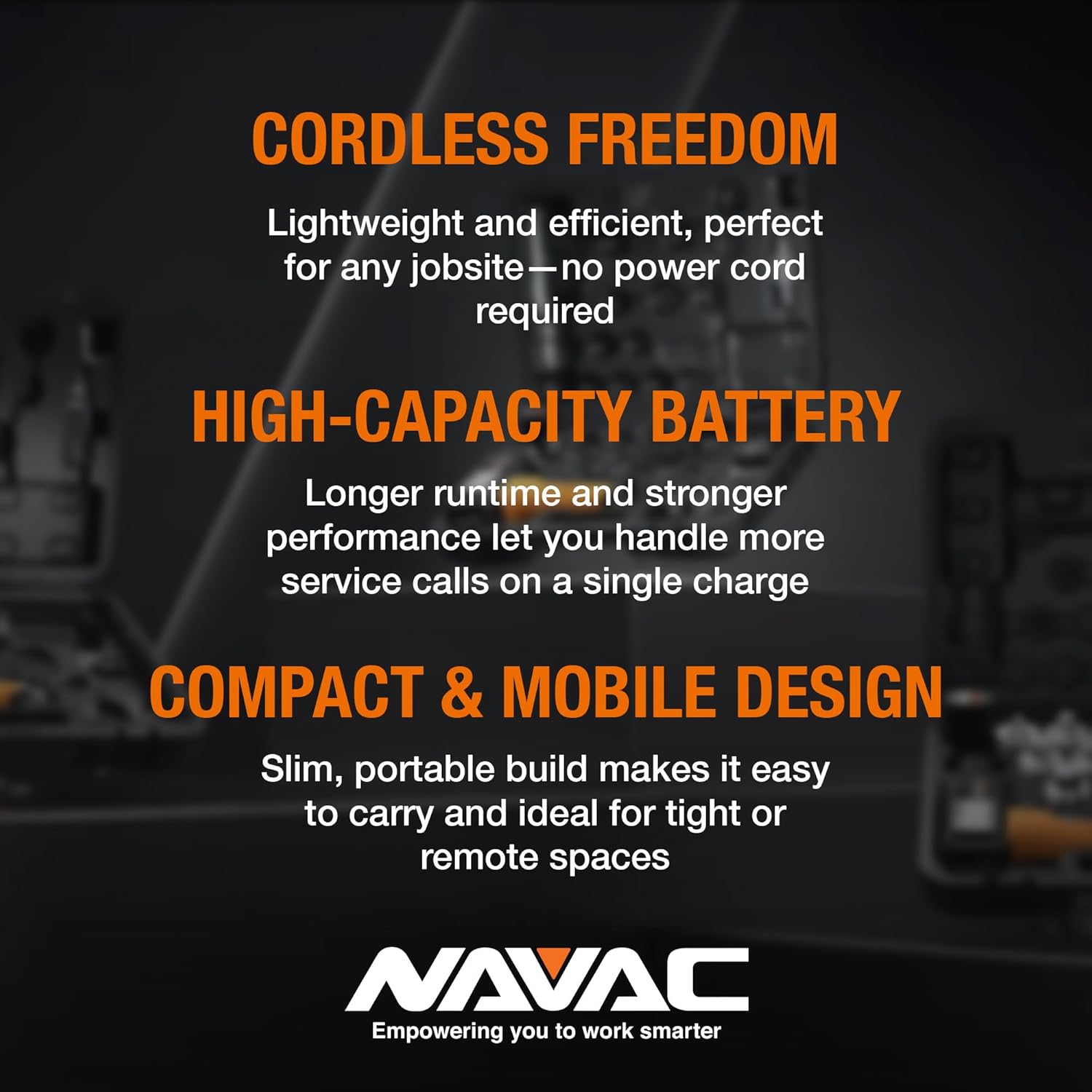 NAVAC NP2DLM 2CFM Cordless Vacuum Pump with Brushless Motor 5 NAVAC NP2DLM 2CFM Cordless Vacuum Pump with Brushless Motor - Image 5