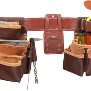 Occidental Leather Seven Bag Framer Set - Medium - 23 Pockets & Tool Holders - Premium Top-Grain Leather - Made in USA