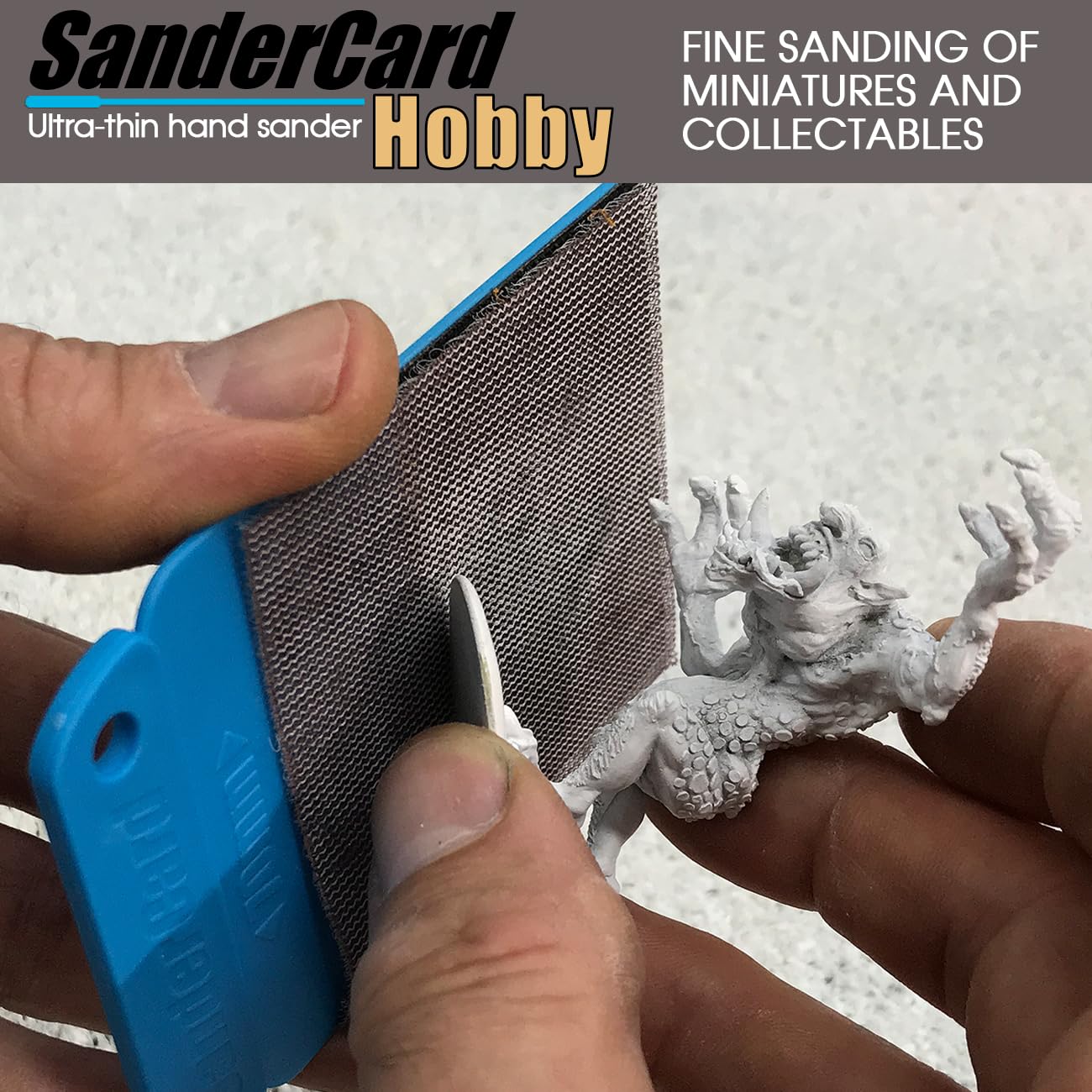 Hobby Hand Sander with Sandpaper for Woodworking and Crafts 8 Hobby Hand Sander with Sandpaper for Woodworking and Crafts - Image 8