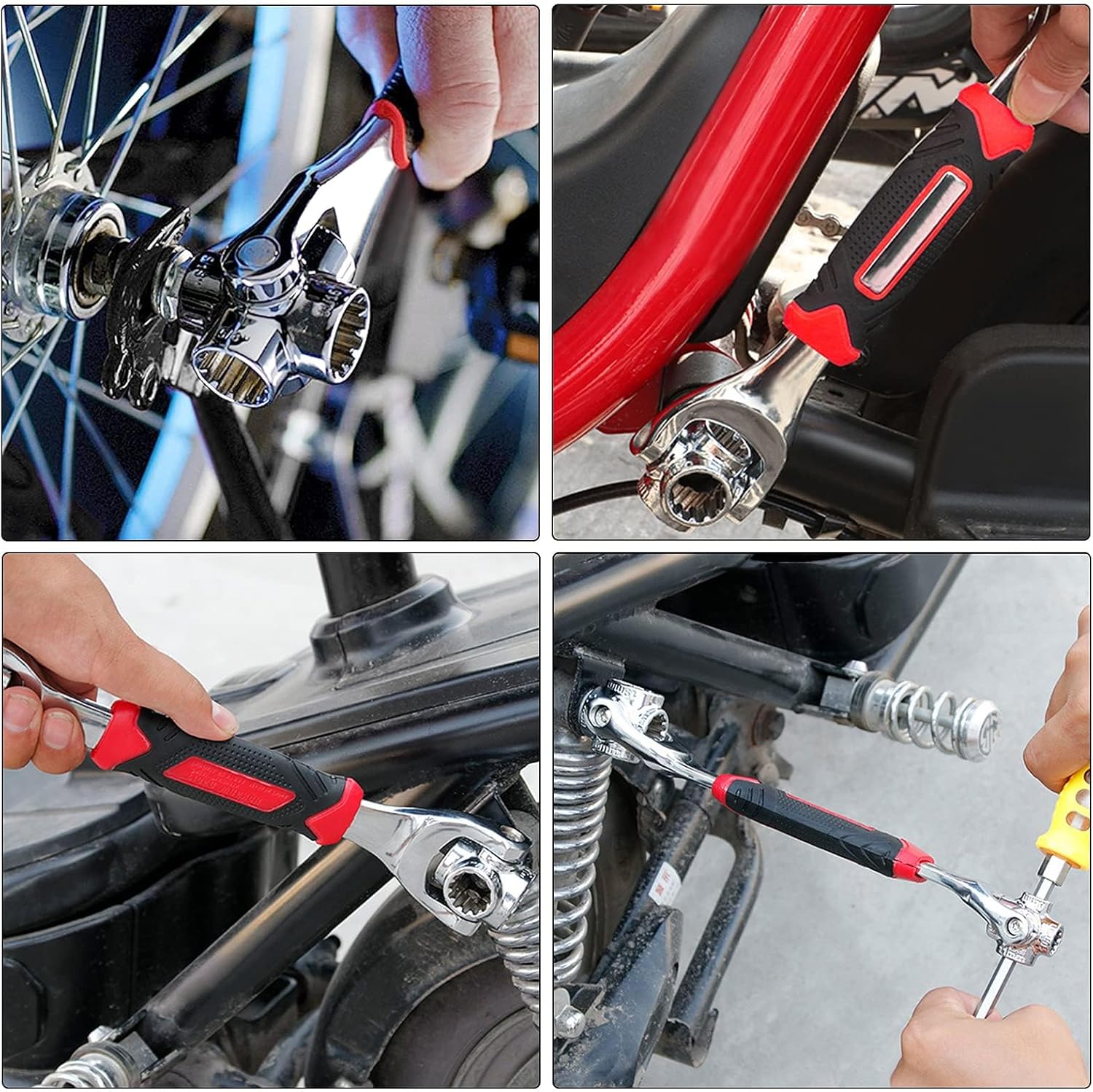CHIQI 52-in-1 Universal Socket Wrench Set 360° Rotating Multi-Tool 7 CHIQI 52-in-1 Universal Socket Wrench Set 360° Rotating Multi-Tool - Image 7