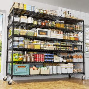 PrimeZone 6-Tier Heavy Duty Wire Shelving 3600lbs NSF Certified