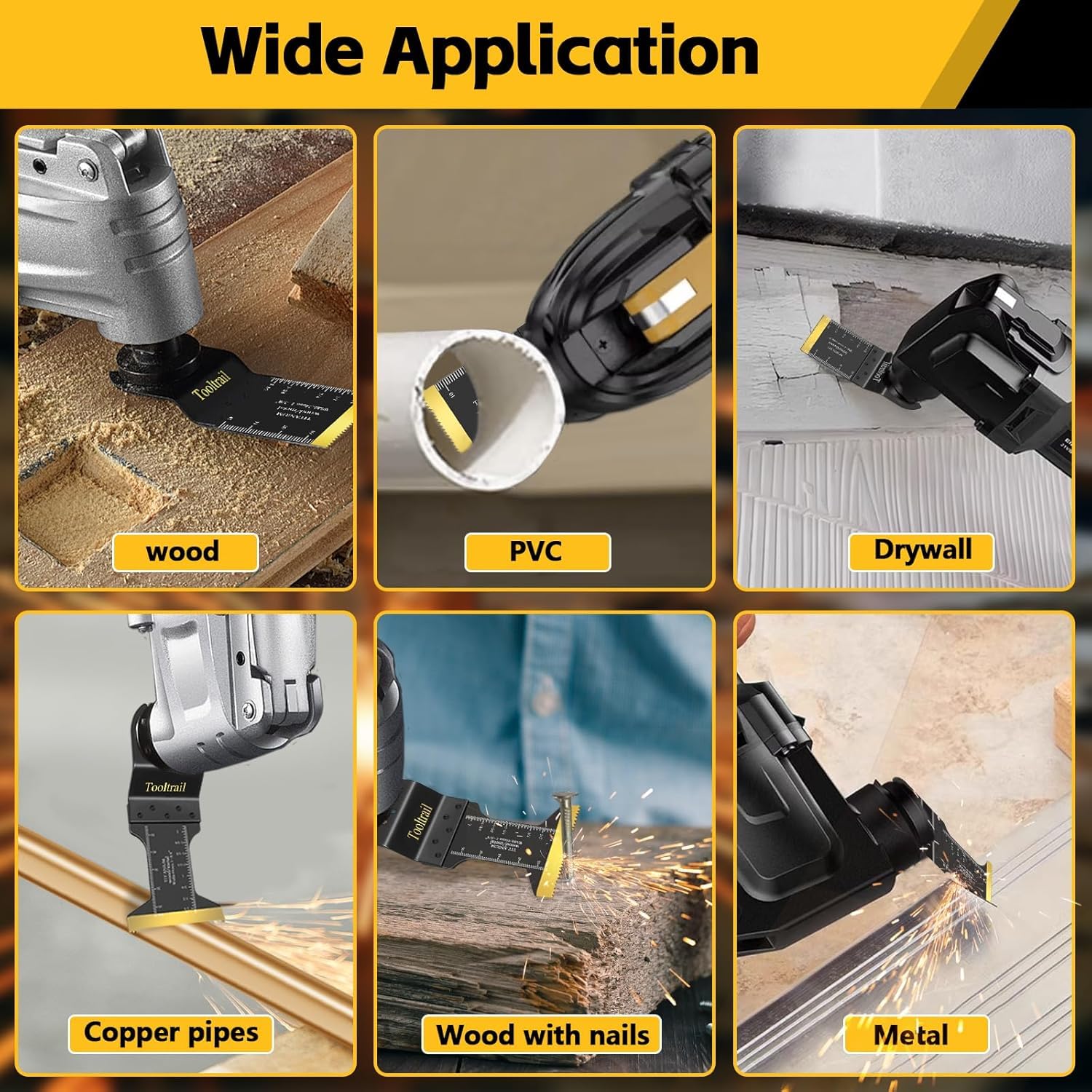 Comprehensive Review: 50 PCS Oscillating Tool Blades Kit 4 Comprehensive Review: 50 PCS Oscillating Tool Blades Kit - Image 4