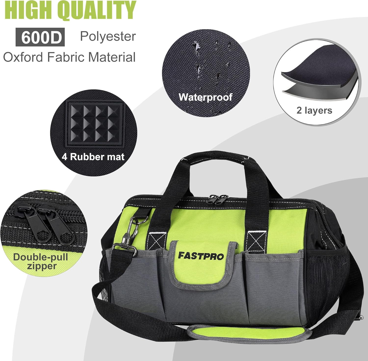 Efficient Organization: FASTPRO 13-inch Tool Bag Review 2 Efficient Organization: FASTPRO 13-inch Tool Bag Review - Image 2