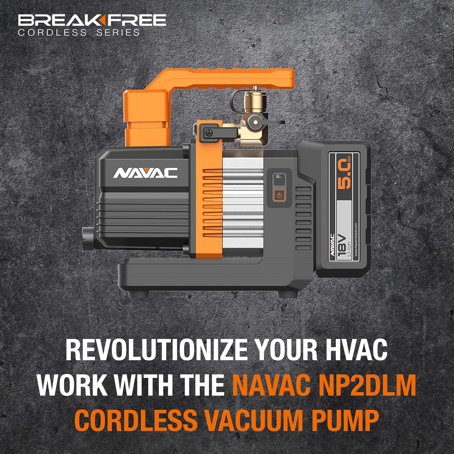 NAVAC NP2DLM 2CFM Cordless Vacuum Pump with Brushless Motor 2 NAVAC NP2DLM 2CFM Cordless Vacuum Pump with Brushless Motor - Image 2