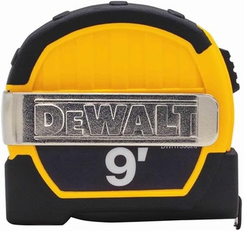 Black & Decker 9ft Magnetic Tape Measure Compact Pocket Tool 1 Black & Decker DWHT33028 9' Magnetic Pocket Tape Measure