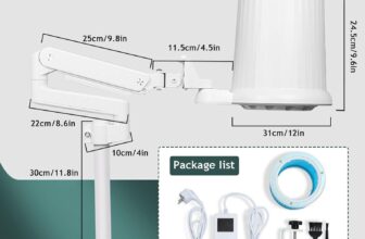 How We Love the 80W Nail Dust Collector with LED Light
