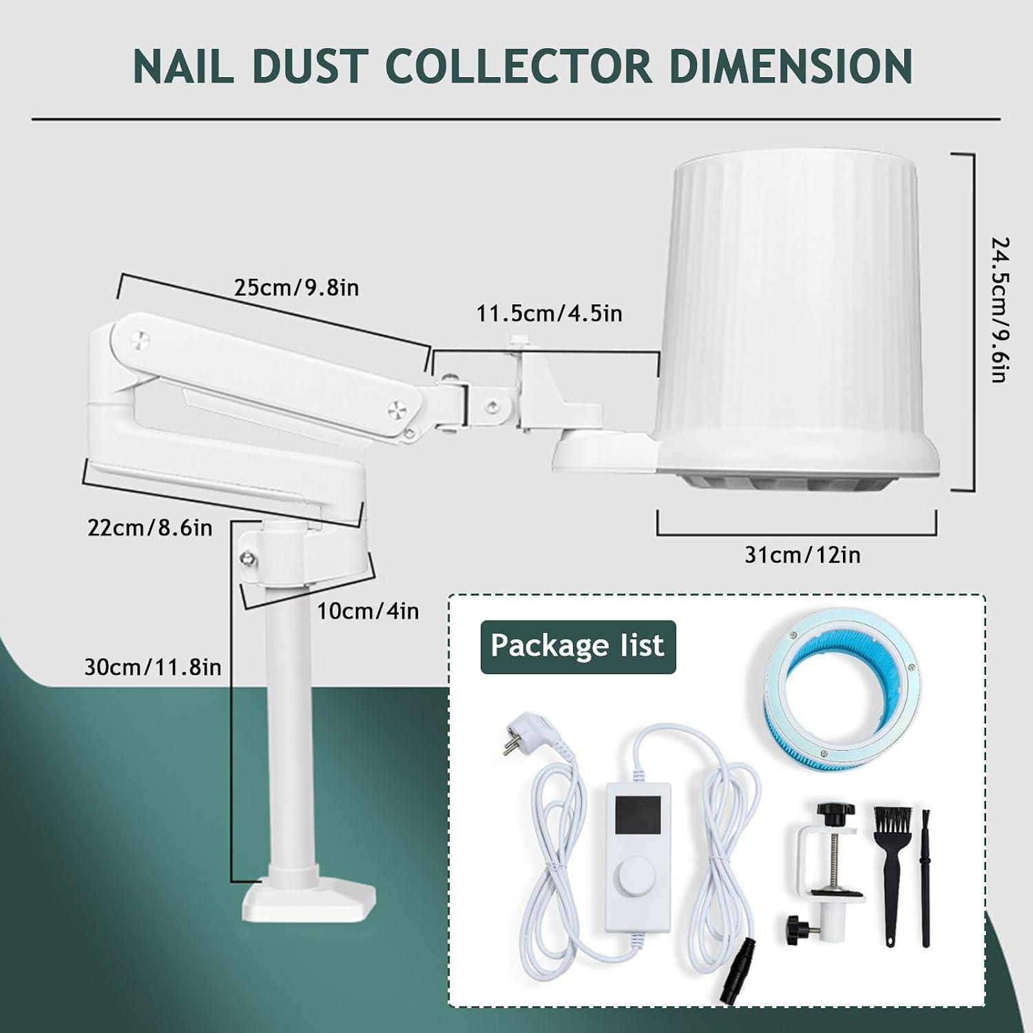 How We Love the 80W Nail Dust Collector with LED Light