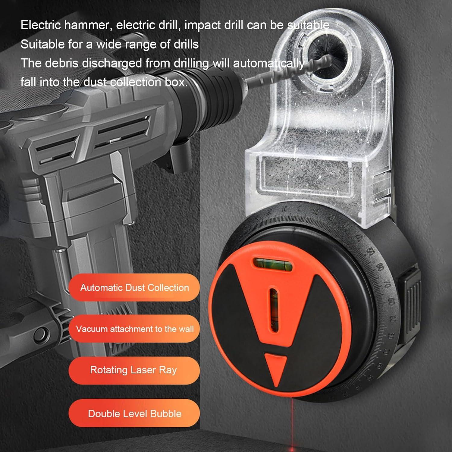Why We Love the 2-in-1 Drill Dust Collector & Level Tool 1 Why We Love the 2-in-1 Drill Dust Collector & Level Tool